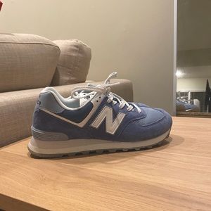 New Balance 574 Shoes Blue/White